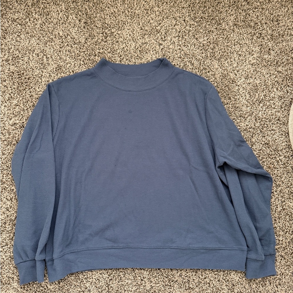 Parke Waffle Mockneck